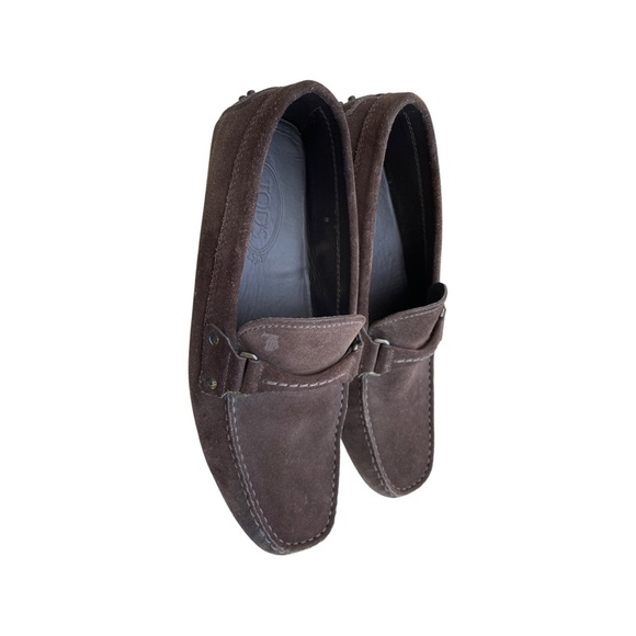 Men’s Tod’s Driver Brown Suede size 8 - Picture 3 of 9